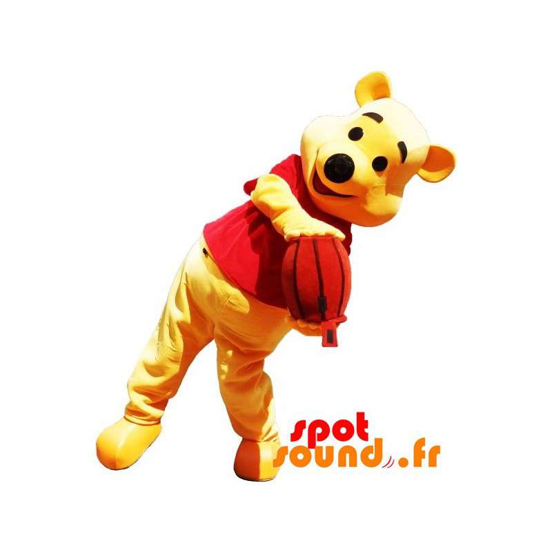 Acquista Mascotte Winnie the Pooh, famoso cartone animato orso giallo in  Famosi personaggi mascotte Cambio di colore Nessun cambiamento Formato L  (180-190 Cm) Schizzo prima della produzione (2D) No Con i vestiti? (