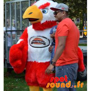 Mascot rode en witte gier,...