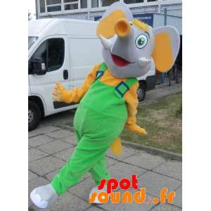 Mascot gekleed olifant...