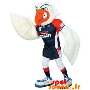 White Seagull Mascot In...