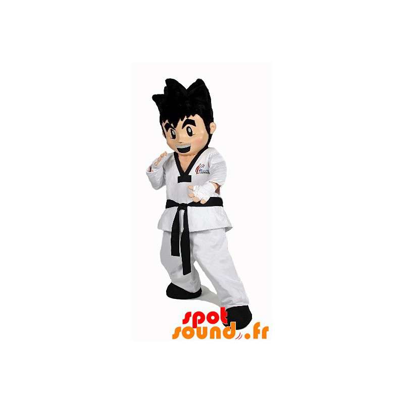 Karateka maskot. Karateka drengemaskot - Spotsound maskot