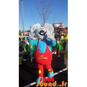 Giant Gray Mouse Mascot...