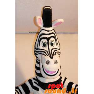 Mascot Marty zebra beroemde...