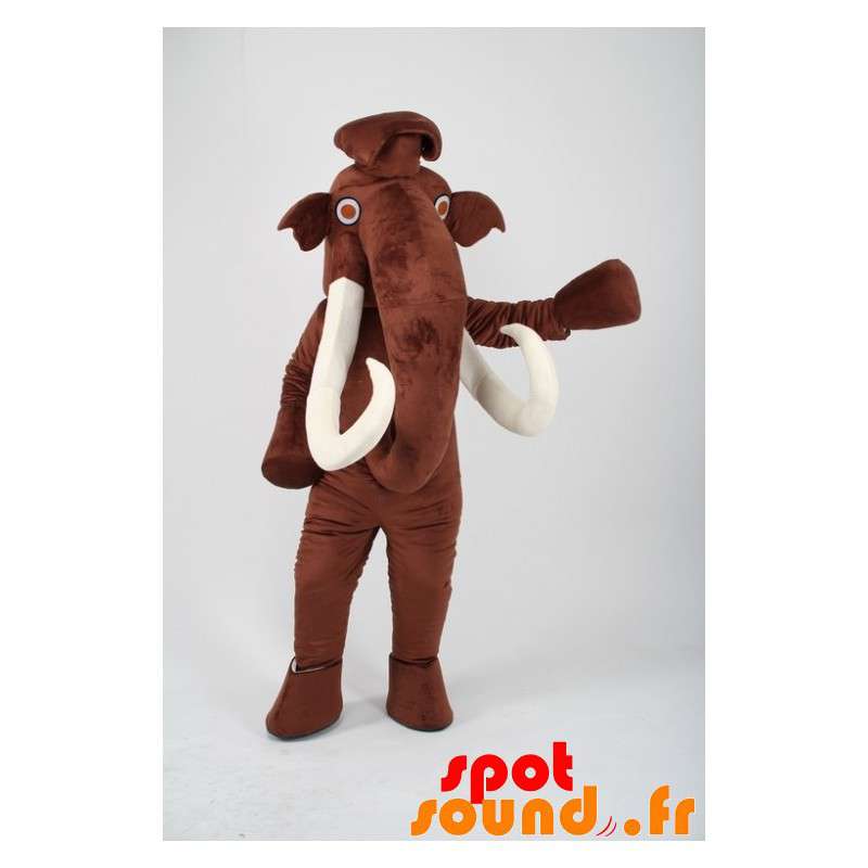 Mascot of Many, den berömda bruna mammuten från istiden -