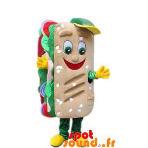 Mascotte de sandwich géant...