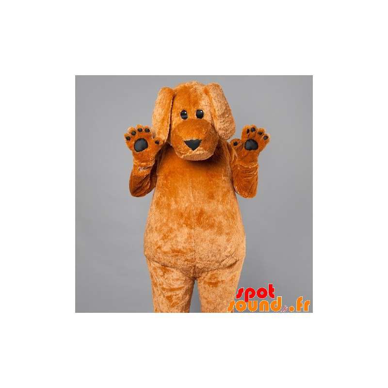 Maskotti iso ruskea koira. koira Costume - Koiran maskotteja - MASFR033531 - SpotSound.fr