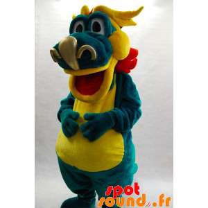 Green Dragon maskot, gult...