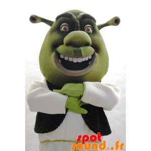 Shrek maskot berømte grønne tegneseriefigur - Spotsound maskot