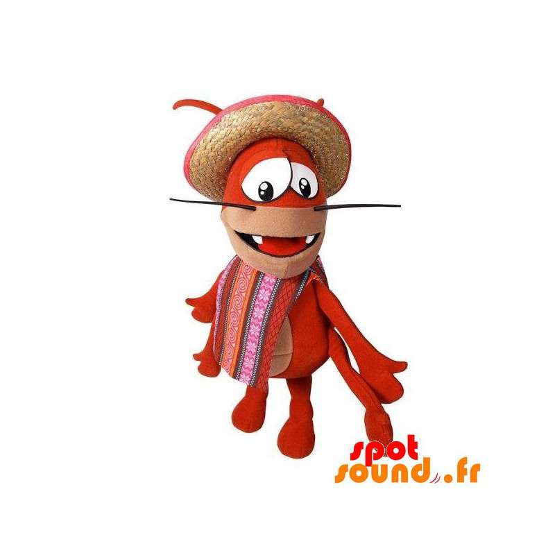 Guldfisk maskot, Eremitkrabbe med en sombrero - Spotsound maskot