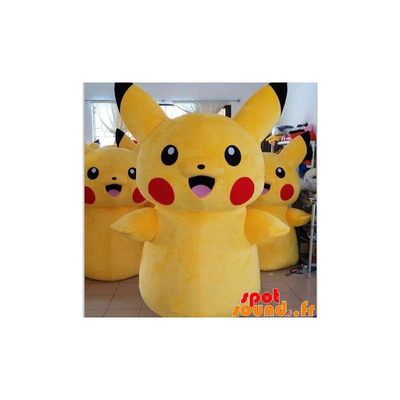 Mascot Pikachu Pokemeon amarelo famoso desenho animado em mascotes Pokémon  Mudança de cor Sem mudança Cortar L (180-190 Cm) Esboço antes da fabricação  (2D) Não Com as roupas? (se presente na foto)