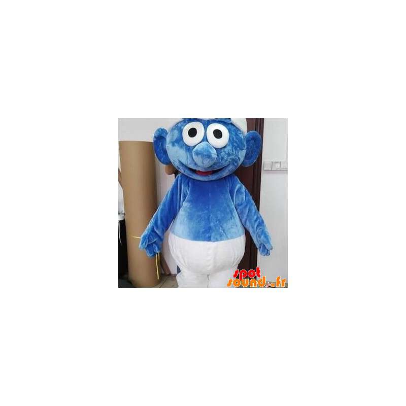 Mascot Schtoumpf blauw...