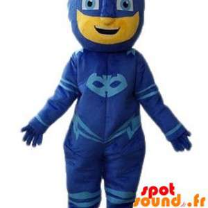 Mascot mascarado homem,...