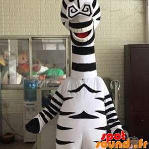 Mascot Marty zebra beroemde...