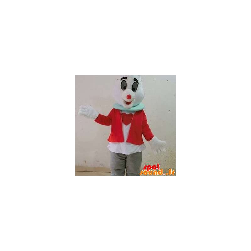 Alice in Wonderland White Rabbit Mascot - Spotsound maskot