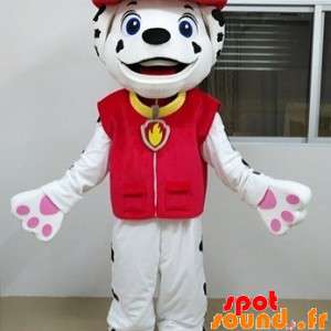 Dalmatian Mascot Dressed In...