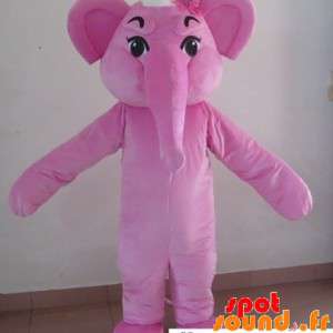 Maskot Pink Elephant. slon...