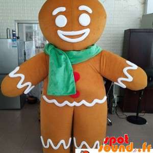 Mascot Ti Biscuit, berömd karaktär av Shrek - Spotsound maskot