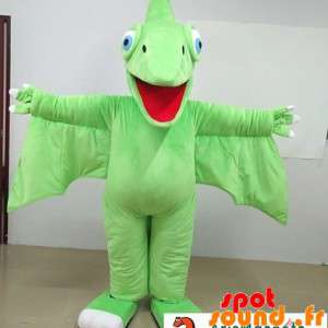 Mascota del dragón verde,...