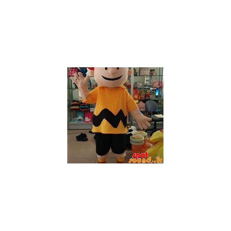 Charlie Brown maskot, liten pojke i Snoppy serietidningen -