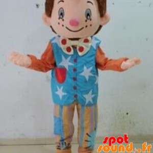 Maskottclown, marionett. Maskot för barn - Spotsound maskot
