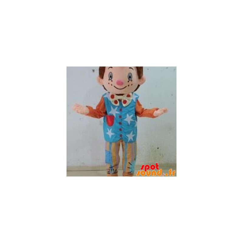 Maskottclown, marionett. Maskot för barn - Spotsound maskot