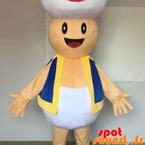 Super Mushroom maskot, berömd karaktär i Mario - Spotsound