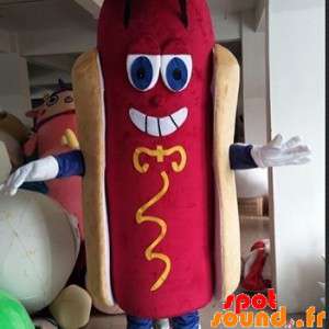 Hot dog gigant maskotka....