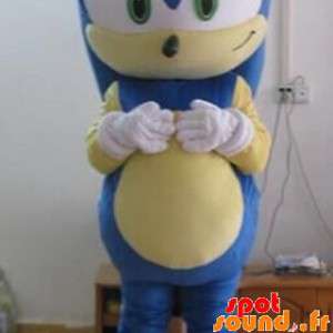 La mascota Sonic, el erizo...