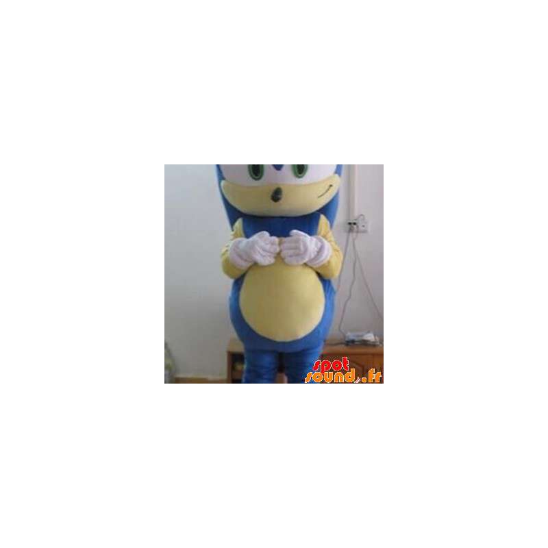 Sonic maskot, blå igelkott från videospel - Spotsound maskot