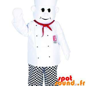 Kokki maskotti kanssa toque. Chief Costume - Ihmisen maskotteja - MASFR033705 - SpotSound.fr