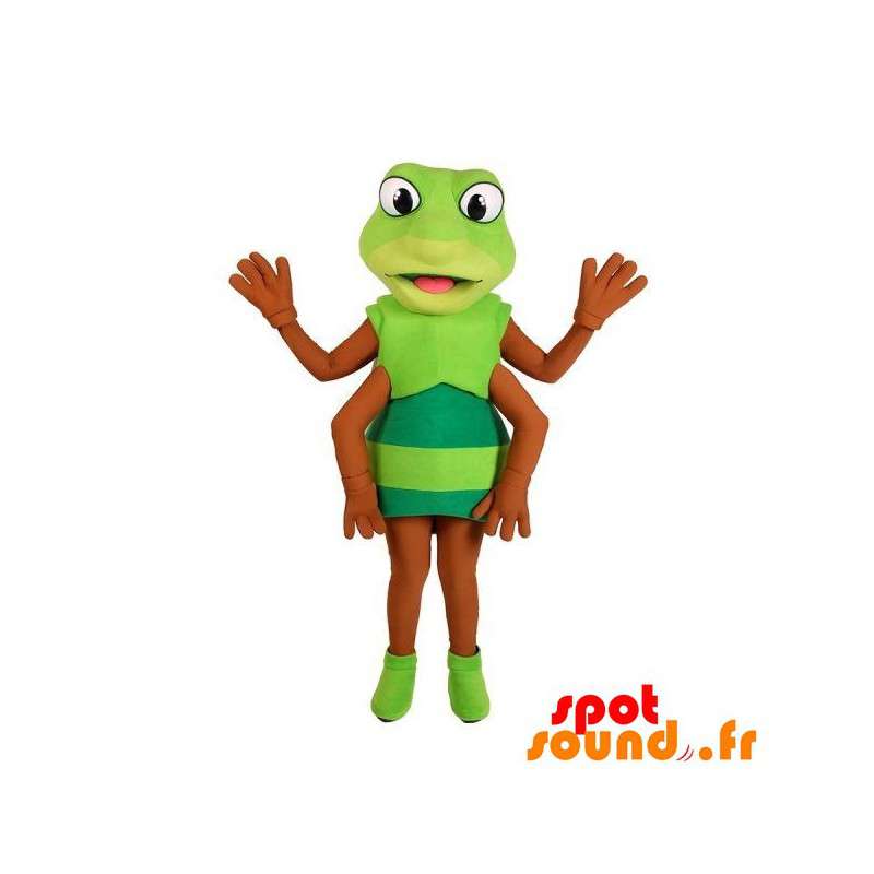 Cricket maskot, græshoppe, grønt insekt - Spotsound maskot