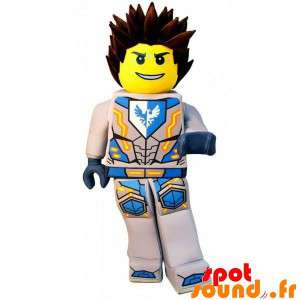 Lego maskot i superhjältdräkt - Spotsound maskot