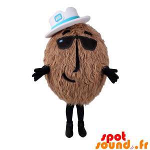 Giant Coconut Mascot, Hairy...