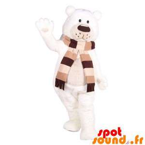 Mascotte Polar Bear met een...