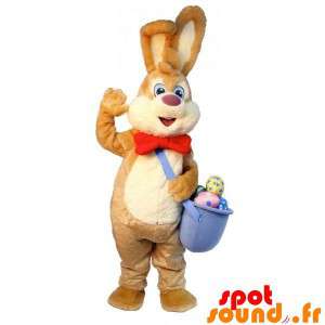 Rabbit Mascot Brown And...