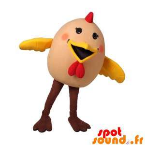 Mascot ei, reuze kip. Bird...