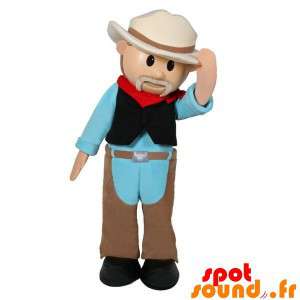 Sheriff maskot, bonde, västerländsk karaktär - Spotsound maskot