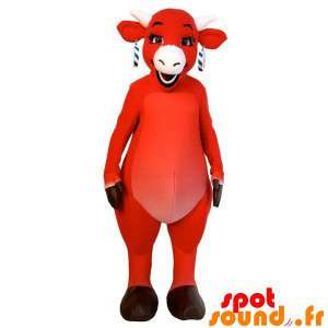 Kiri ko maskot, brandets berømte røde ko - Spotsound maskot