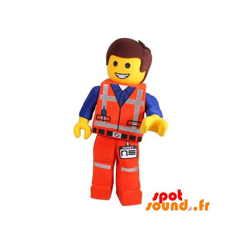 Mascotte de personnage Lego en armure