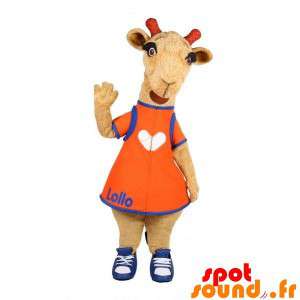 Kamelmaskot, brunt får. Getdräkt - Spotsound maskot