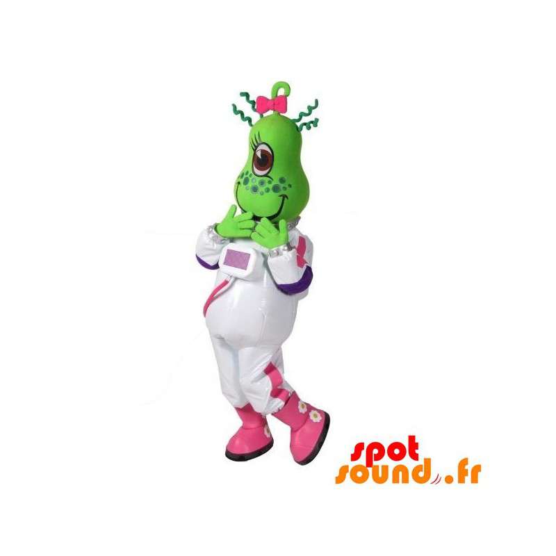 Mascota extraterrestre verde en combinación en Mascotas de los monstruos Cambio de color cambio Tamaño L (180-190 cm) Croquis antes de fabricar No ¿Con ropa? (si está presente en