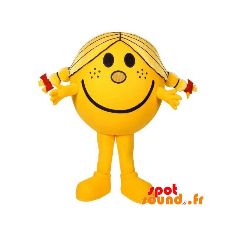 Madame Happiness maskot gul karakter af Mr. Madam - Spotsound
