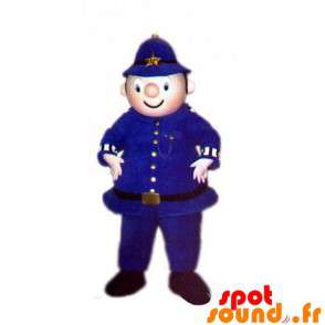 Maskot av Mr. Gendarm, känd polis i Noddy - Spotsound maskot