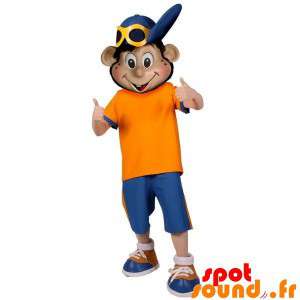 Boy mascotte, tiener met...