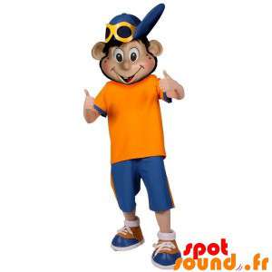 Mascot dreng, teenager med en hue - Spotsound maskot