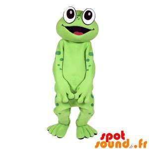 Mascot grüner Frosch, sehr...