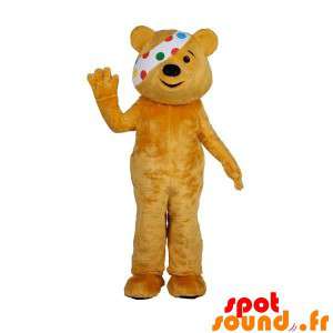 Brauner Teddy-Maskottchen...