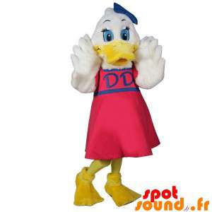 White Duck Mascot With A...