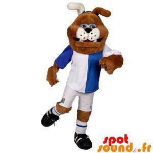 Brown And White Dog Mascot...