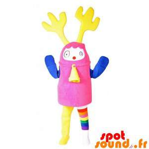 Mascotte de bonhomme coloré...